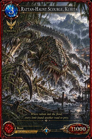 Kurita - a card from the Mindanao set of Codex Legends.