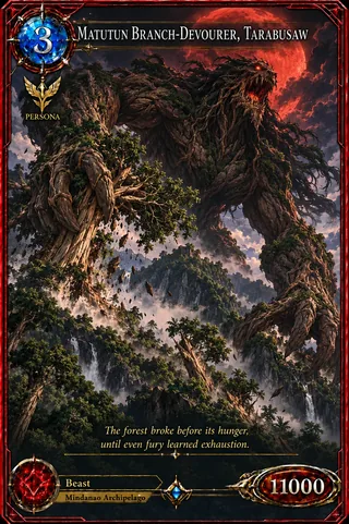 Tarabusaw - a card from the Mindanao set of Codex Legends.