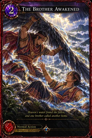 The Brother Awakened - a card from the Mindanao set of Codex Legends.